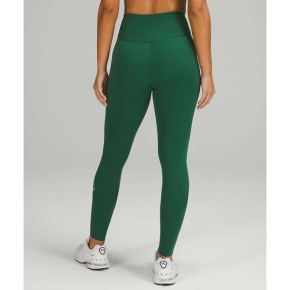 Lululemon Base Pace High Rise Running Tight 28", Nulux, Everglade Green, 10 - Picture 2 of 9